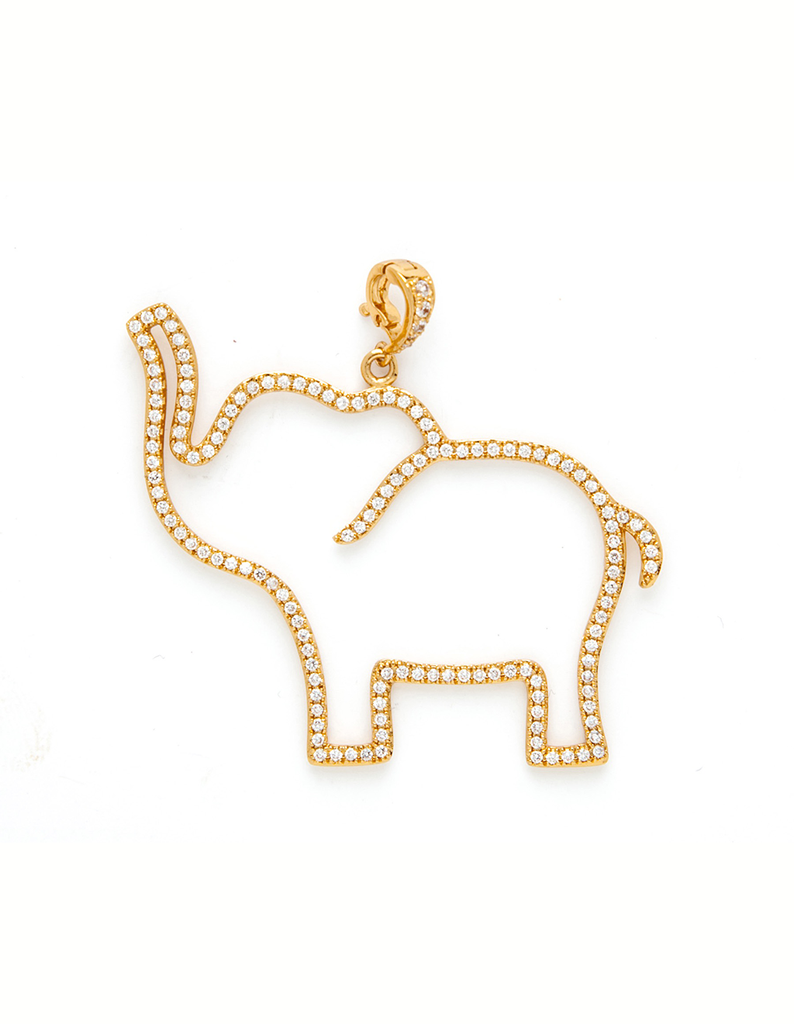 Elephant Necklace Charm