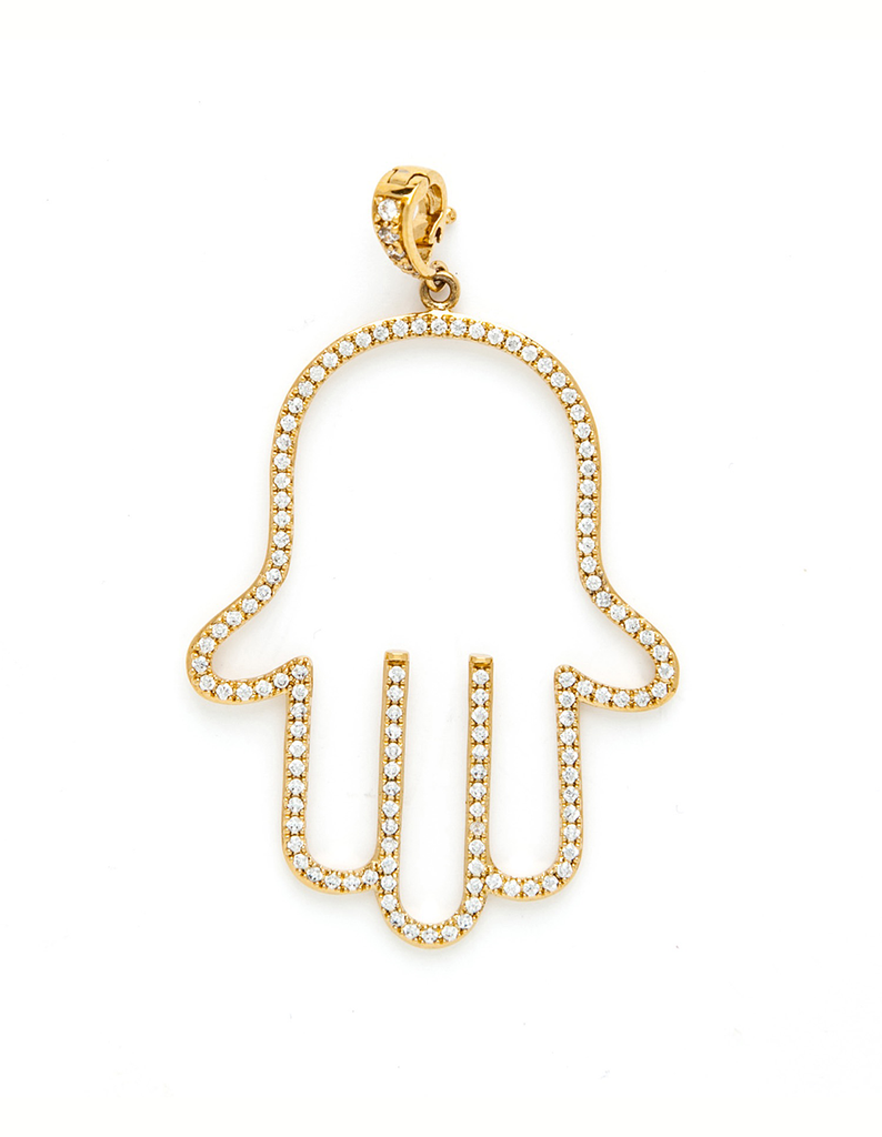 Hamsa  Necklace Charm